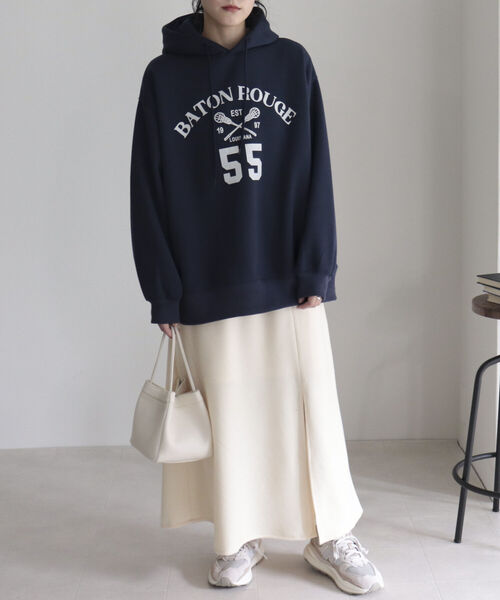 fredy emue（フレディエミュ）の「スリットマーメイドスカート（スカート・レディース・ブラック/アイボリー/ベージュ系その他・38/36）」の4枚目の写真