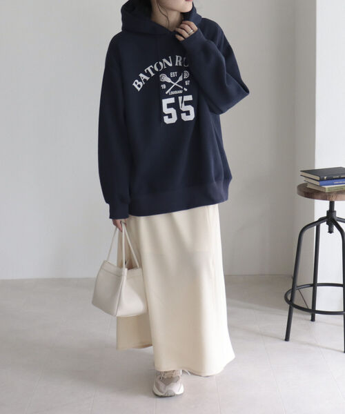 fredy emue（フレディエミュ）の「スリットマーメイドスカート（スカート・レディース・ブラック/アイボリー/ベージュ系その他・38/36）」の5枚目の写真