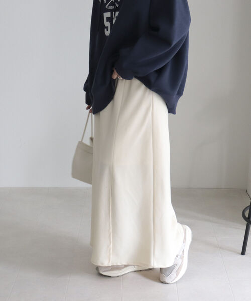 fredy emue（フレディエミュ）の「スリットマーメイドスカート（スカート・レディース・ブラック/アイボリー/ベージュ系その他・38/36）」の10枚目の写真