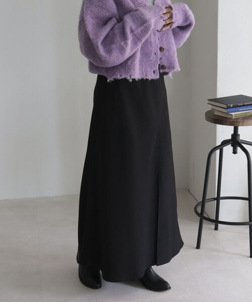 fredy emue（フレディエミュ）の「スリットマーメイドスカート（スカート・レディース・ブラック/アイボリー/ベージュ系その他・38/36）」の21枚目の写真