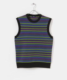 ITEMS URBANRESEARCH（アイテムズ アーバンリサーチ）の「フェアアイルパターン JQDニットベスト（ニット/セーター・メンズ）」