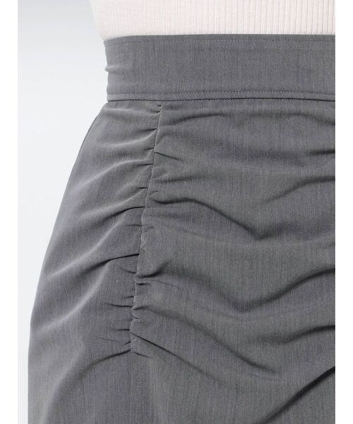 MURUA（ムルーア）の「シャーリングアシメフレアスカート（スカート・レディース・ブラック/ベージュ/ダークグレー・1/2）」の16枚目の写真