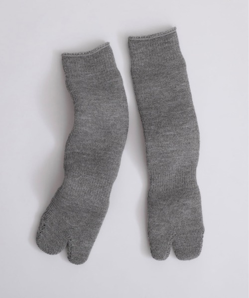NODAL(ノーダル)の「NODAL / ノーダル BRUSHED PILE SOCKS パイルソックス タビソックス(ソックス/靴下・メンズ・ブラック/ライム/ライトブルー/オレンジ/オフホワイト/グレー/パープル/ブラウン/レッド/ロイヤルブルー/スモークピンク/オリーブ/ライトグリーン/ライトブラウン・FREE)」の22枚目の写真
