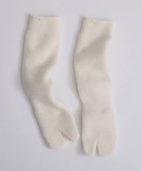 NODAL(ノーダル)の「NODAL / ノーダル BRUSHED PILE SOCKS パイルソックス タビソックス(ソックス/靴下・メンズ・ブラック/ライム/ライトブルー/オレンジ/オフホワイト/グレー/パープル/ブラウン/レッド/ロイヤルブルー/スモークピンク/オリーブ/ライトグリーン/ライトブラウン・FREE)」の15枚目の写真