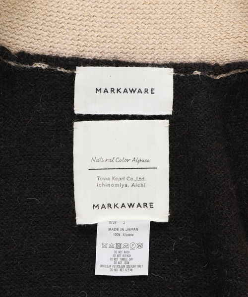 ※値下依頼不可　MARKAWARE ALPACA CARDIGAN markaware（マーカウェア）の「【MARKAWARE / マーカウェア