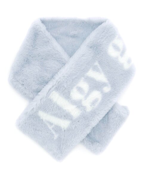 algy（アルジー）の「2wayエコファーティペット（マフラー・キッズ・ミント/ベージュ/サックスブルー/ラベンダー/オフホワイト・FREE）」の4枚目の写真