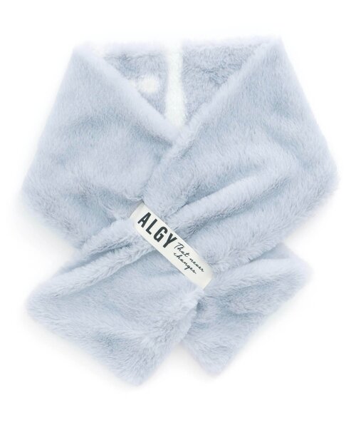 algy（アルジー）の「2wayエコファーティペット（マフラー・キッズ・ミント/ベージュ/サックスブルー/ラベンダー/オフホワイト・FREE）」の19枚目の写真