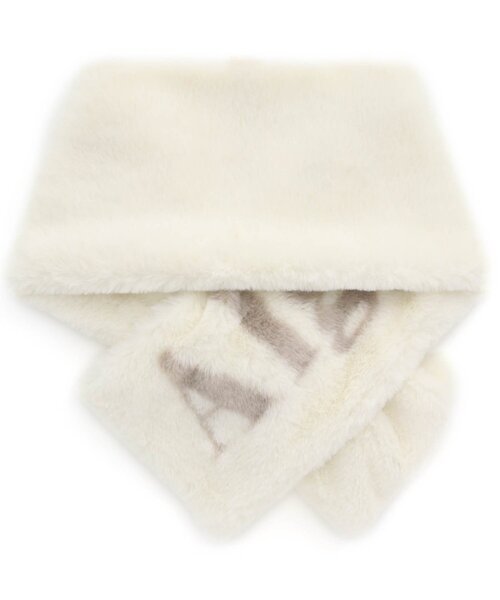 algy（アルジー）の「2wayエコファーティペット（マフラー・キッズ・ミント/ベージュ/サックスブルー/ラベンダー/オフホワイト・FREE）」の13枚目の写真