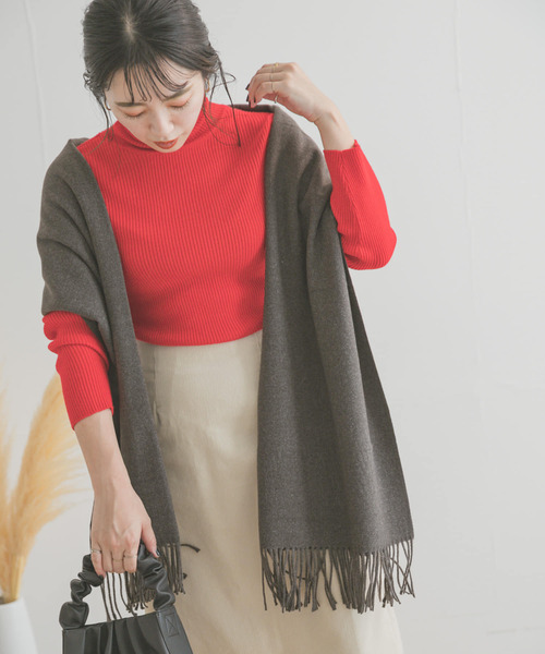 ITEMS URBANRESEARCH(アイテムズ アーバンリサーチ)の「ツイルムジストール(マフラー・レディース・グレー/ブルー/グリーン/アイボリー/チャコールグレー・ONE)」の3枚目の写真