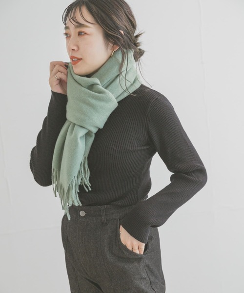 ITEMS URBANRESEARCH(アイテムズ アーバンリサーチ)の「ツイルムジストール(マフラー・レディース・グレー/ブルー/グリーン/アイボリー/チャコールグレー・ONE)」の1枚目の写真