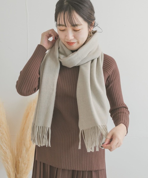 ITEMS URBANRESEARCH(アイテムズ アーバンリサーチ)の「ツイルムジストール(マフラー・レディース・グレー/ブルー/グリーン/アイボリー/チャコールグレー・ONE)」の9枚目の写真