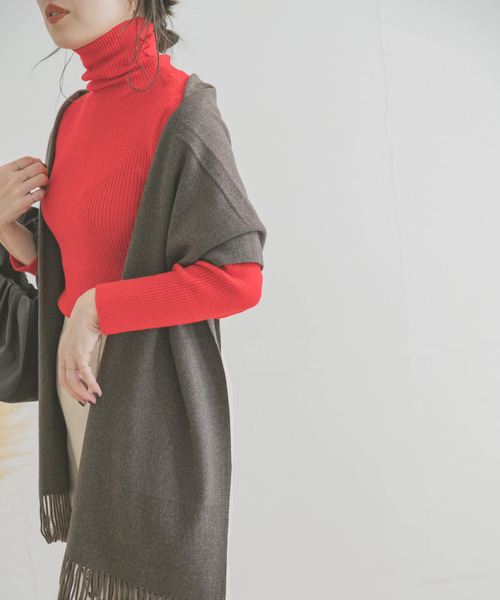 ITEMS URBANRESEARCH(アイテムズ アーバンリサーチ)の「ツイルムジストール(マフラー・レディース・グレー/ブルー/グリーン/アイボリー/チャコールグレー・ONE)」の10枚目の写真