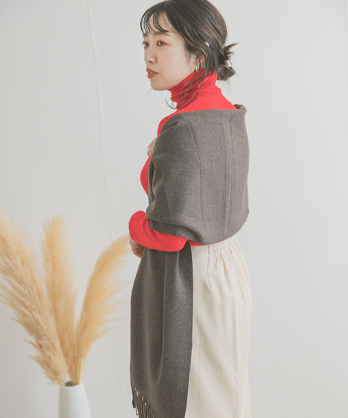 ITEMS URBANRESEARCH(アイテムズ アーバンリサーチ)の「ツイルムジストール(マフラー・レディース・グレー/ブルー/グリーン/アイボリー/チャコールグレー・ONE)」の11枚目の写真