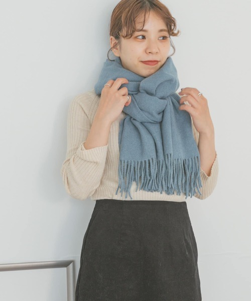 ITEMS URBANRESEARCH(アイテムズ アーバンリサーチ)の「ツイルムジストール(マフラー・レディース・グレー/ブルー/グリーン/アイボリー/チャコールグレー・ONE)」の12枚目の写真