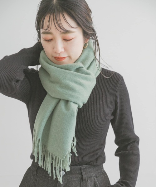 ITEMS URBANRESEARCH(アイテムズ アーバンリサーチ)の「ツイルムジストール(マフラー・レディース・グレー/ブルー/グリーン/アイボリー/チャコールグレー・ONE)」の15枚目の写真