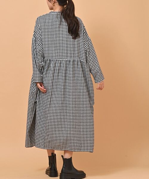 rps（アールピーエス）の「ネル前開きワンピース（ワンピース・レディース・モカ/ネイビー/グリーン/グレー/ブラック・フリー）」の18枚目の写真