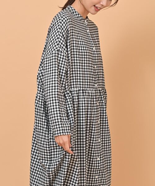 rps（アールピーエス）の「ネル前開きワンピース（ワンピース・レディース・モカ/ネイビー/グリーン/グレー/ブラック・フリー）」の13枚目の写真