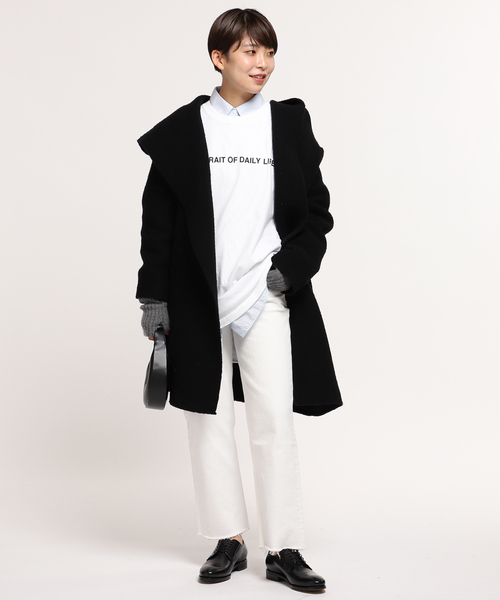 AP STUDIO（エーピーストゥディオ）の「PORTRAIT ロングスリーブTシャツ（Tシャツ/カットソー・レディース・ホワイト・FREE）」の14枚目の写真