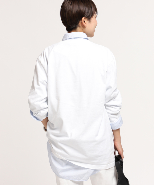 AP STUDIO（エーピーストゥディオ）の「PORTRAIT ロングスリーブTシャツ（Tシャツ/カットソー・レディース・ホワイト・FREE）」の8枚目の写真