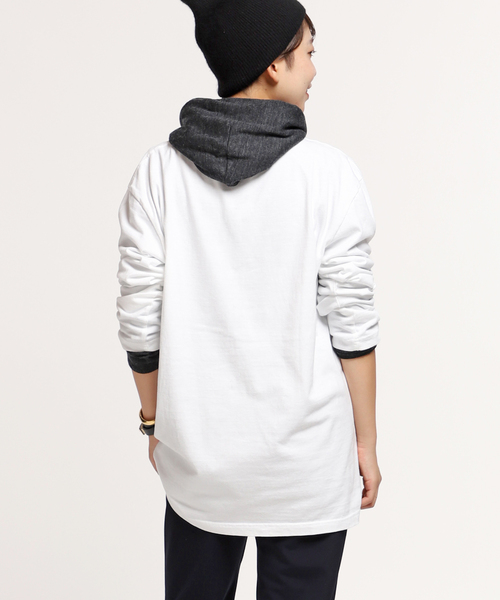 AP STUDIO（エーピーストゥディオ）の「PORTRAIT ロングスリーブTシャツ（Tシャツ/カットソー・レディース・ホワイト・FREE）」の4枚目の写真