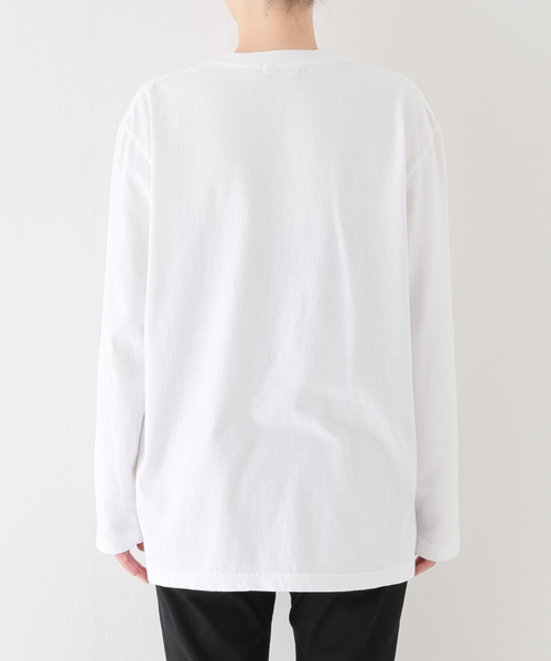 AP STUDIO（エーピーストゥディオ）の「PORTRAIT ロングスリーブTシャツ（Tシャツ/カットソー・レディース・ホワイト・FREE）」の11枚目の写真
