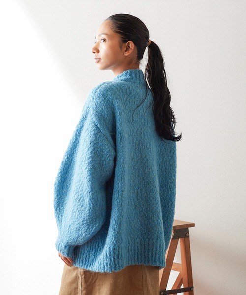 ADAWAS（アダワズ）の「ADAWAS　カーディガン ADWS-201-40（カーディガン/ボレロ・レディース・グレー/キャメル/ブルー・FREE）」の2枚目の写真