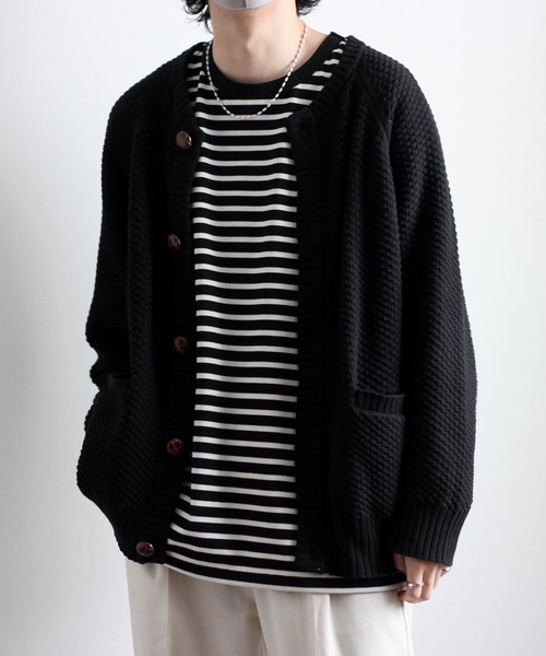 y/m by れぽすけ（イムバイレポスケ）の「ソフトタッチルーズベーシックロンT（Tシャツ/カットソー・メンズ・ブラック/ホワイト/グリーン/ブルー・MEDIUM/LARGE）」の16枚目の写真