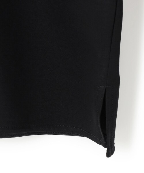 ICB(アイシービー)の「【洗える】 コンビネーションジャージー ヘンリーネックカットソー(Tシャツ/カットソー・レディース・アイボリー系/ブラック系・SMALL/X-SMALL)」の7枚目の写真