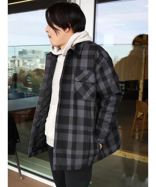 CRAFT STANDARD BOUTIQUE(クラフトスタンダードブティック)の「T/R起毛キルティングシャツブルゾン(ブルゾン・メンズ・ホワイト系その他7/ブラック系その他3・M/LL/L)」の22枚目の写真