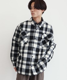 T/R起毛キルティングシャツブルゾン