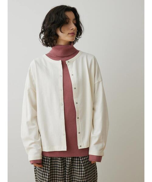 CRAFT STANDARD BOUTIQUE（クラフトスタンダードブティック）の「タートルリブニット（ニット/セーター・レディース・ブルー/ブラック/アイボリー/ピンク/グリーン・M/L）」の18枚目の写真