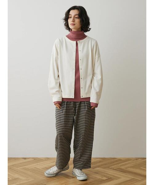 CRAFT STANDARD BOUTIQUE（クラフトスタンダードブティック）の「タートルリブニット（ニット/セーター・レディース・ブルー/ブラック/アイボリー/ピンク/グリーン・M/L）」の19枚目の写真