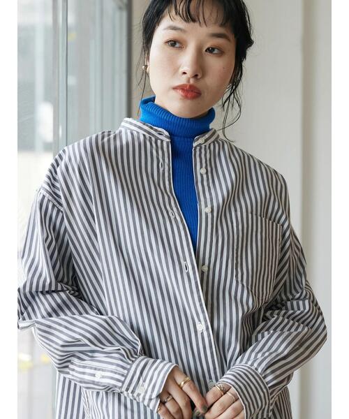 CRAFT STANDARD BOUTIQUE（クラフトスタンダードブティック）の「タートルリブニット（ニット/セーター・レディース・ブルー/ブラック/アイボリー/ピンク/グリーン・M/L）」の22枚目の写真