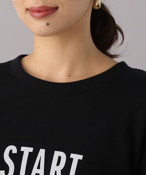 UNTITLED（アンタイトル）の「◆【WORLD for the World】ロゴプリントスウェット（スウェット・レディース・チャコールグレー/ナチュラル/ブラック・04/02/00）」の10枚目の写真