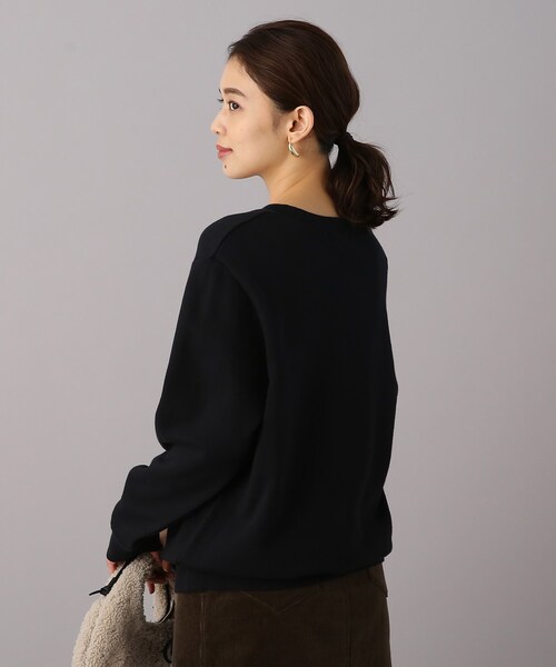 UNTITLED（アンタイトル）の「◆【WORLD for the World】ロゴプリントスウェット（スウェット・レディース・チャコールグレー/ナチュラル/ブラック・04/02/00）」の14枚目の写真