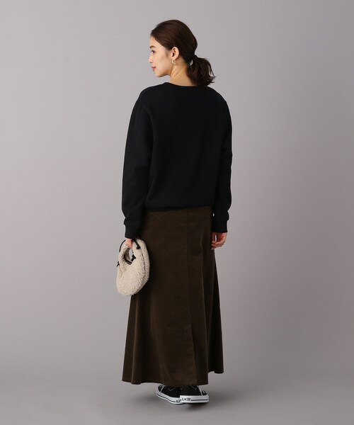 UNTITLED（アンタイトル）の「◆【WORLD for the World】ロゴプリントスウェット（スウェット・レディース・チャコールグレー/ナチュラル/ブラック・04/02/00）」の18枚目の写真