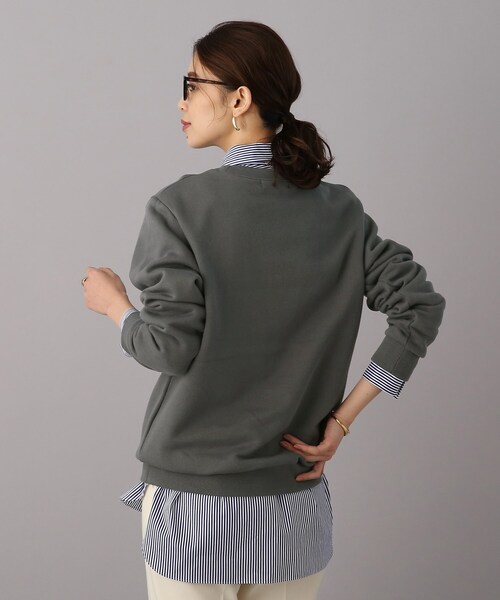 UNTITLED（アンタイトル）の「◆【WORLD for the World】ロゴプリントスウェット（スウェット・レディース・チャコールグレー/ナチュラル/ブラック・04/02/00）」の21枚目の写真