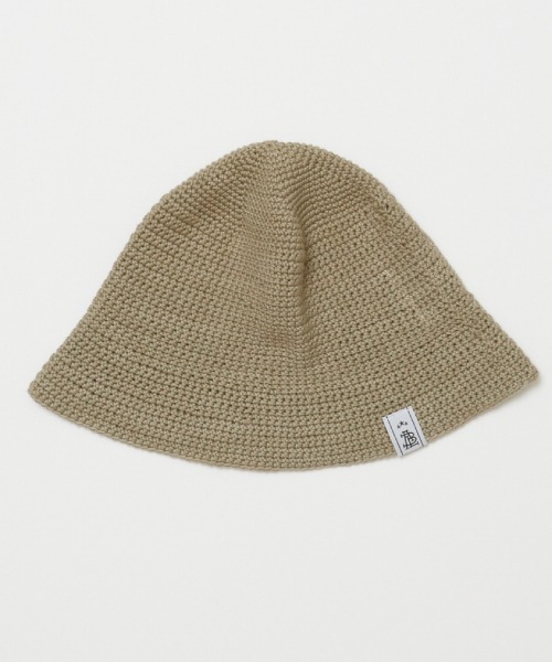bal(バル)の「【2023春夏】HAND KNIT BUCKET HAT(ハット・メンズ・ブルー/カーキ/ブラック/グリーン/ブラウン・FREE)」の14枚目の写真