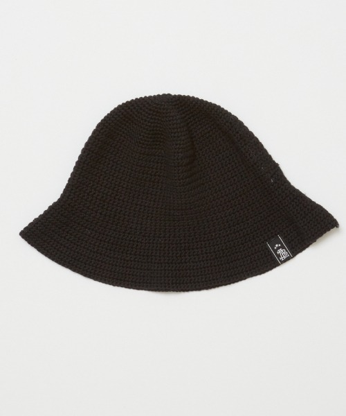 bal(バル)の「【2023春夏】HAND KNIT BUCKET HAT(ハット・メンズ・ブルー/カーキ/ブラック/グリーン/ブラウン・FREE)」の13枚目の写真