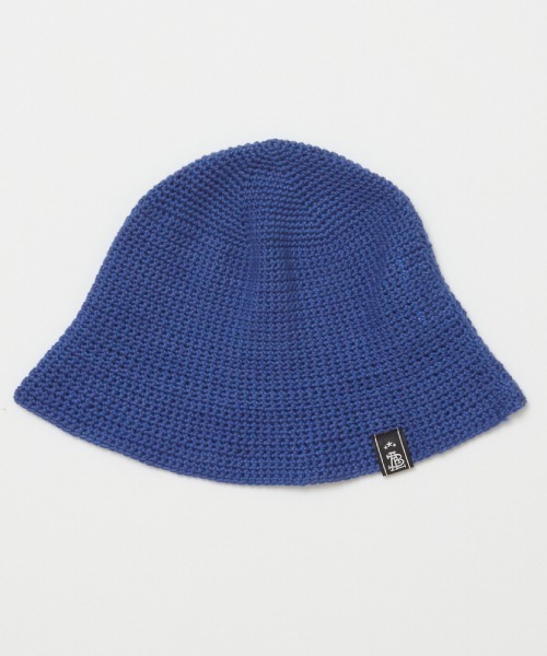bal(バル)の「【2023春夏】HAND KNIT BUCKET HAT(ハット・メンズ・ブルー/カーキ/ブラック/グリーン/ブラウン・FREE)」の15枚目の写真