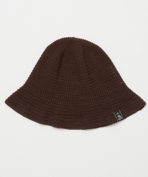 bal(バル)の「【2023春夏】HAND KNIT BUCKET HAT(ハット・メンズ・ブルー/カーキ/ブラック/グリーン/ブラウン・FREE)」の16枚目の写真