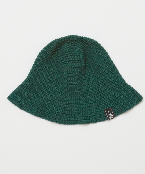 bal(バル)の「【2023春夏】HAND KNIT BUCKET HAT(ハット・メンズ・ブルー/カーキ/ブラック/グリーン/ブラウン・FREE)」の17枚目の写真