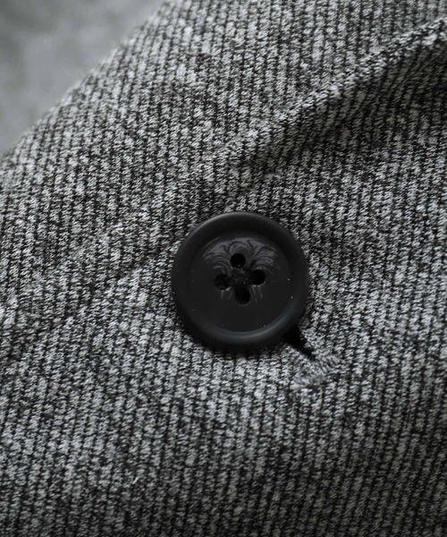 ZIP FIVE(ジップファイブ)の「杢ニットカツラギ2Bジャケット(テーラードジャケット・メンズ・ネイビー/グレー/チャコール・LARGE/SMALL/MEDIUM/X-LARGE)」の8枚目の写真