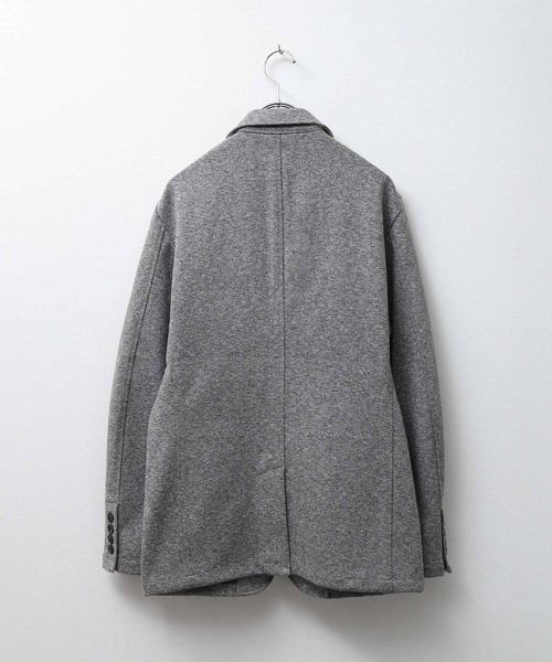 ZIP FIVE(ジップファイブ)の「杢ニットカツラギ2Bジャケット(テーラードジャケット・メンズ・ネイビー/グレー/チャコール・LARGE/SMALL/MEDIUM/X-LARGE)」の10枚目の写真
