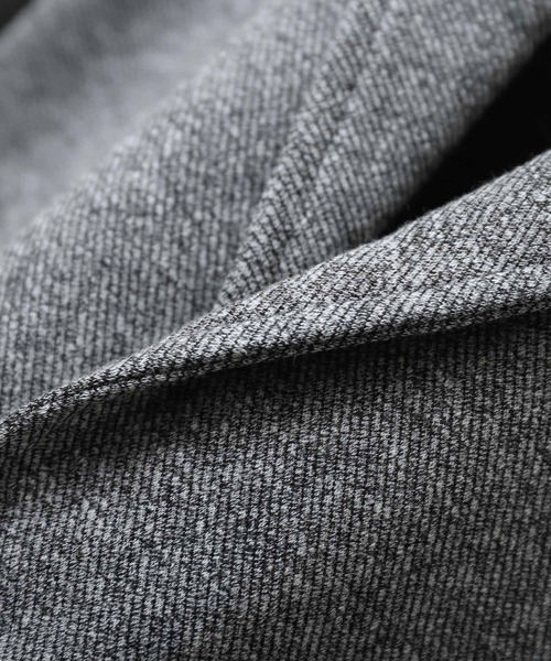 ZIP FIVE(ジップファイブ)の「杢ニットカツラギ2Bジャケット(テーラードジャケット・メンズ・ネイビー/グレー/チャコール・LARGE/SMALL/MEDIUM/X-LARGE)」の11枚目の写真
