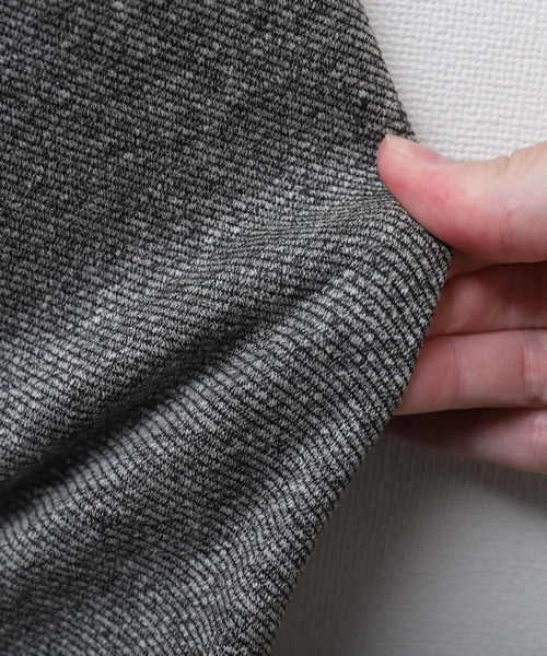 ZIP FIVE(ジップファイブ)の「杢ニットカツラギ2Bジャケット(テーラードジャケット・メンズ・ネイビー/グレー/チャコール・LARGE/SMALL/MEDIUM/X-LARGE)」の12枚目の写真