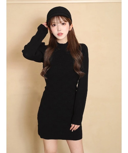 Darich ダーリッチ ワンピース 中古・古着通販】darich (ダーリッチ) バイカラーデザインニット