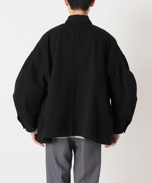 FOLL / フォル】wardrobe cocoon blouson：ワードローブコクーン
