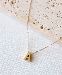 MIXTO(~Xg)Stainless Mini Letter Necklace / At@xbg XeXlbNX(lbNX)