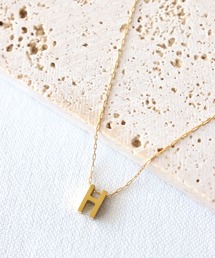 MIXTO（ミスト）の「Stainless Mini Letter Necklace / アルファベット ステンレスネックレス（ネックレス）」